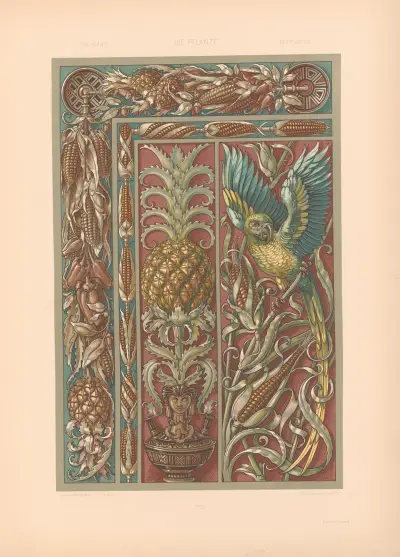Växten i konst och konsthantverk, pl. 103 av Anton Seder