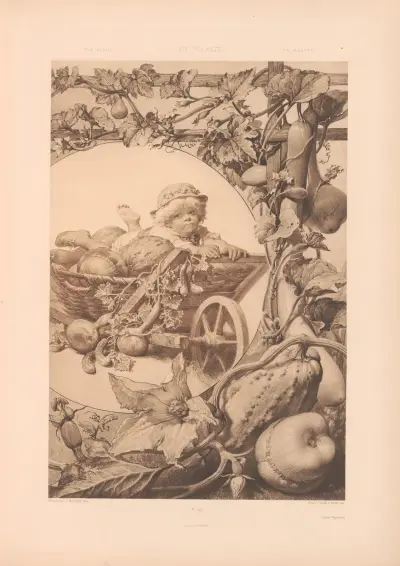 Växten i konst och slöjd (Die Pflanze in Kunst und Gewerbe) Pl. 123 av Anton Seder