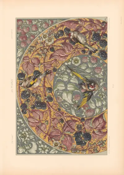 Die Pflanze in Kunst und Gewerbe (The Plant in Art and Industry) Pl.133 av Anton Seder