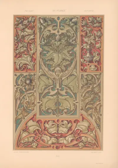 Die Pflanze in Kunst und Gewerbe, Taf. 159 von Anton Seder