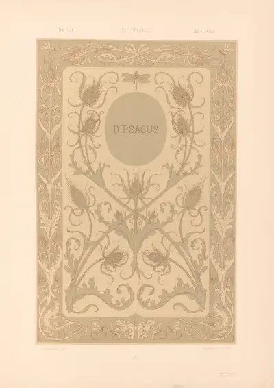 Die Pflanze in Kunst und Gewerbe (The Plant in Art and Industry) Pl.163 av Anton Seder