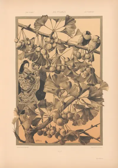 Die Pflanze in Kunst und Gewerbe (The Plant in Art and Industry) Pl.169 av Anton Seder