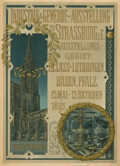 Industrie und Gewerbe-Ausstellung zu Strassburg av Anton Seder