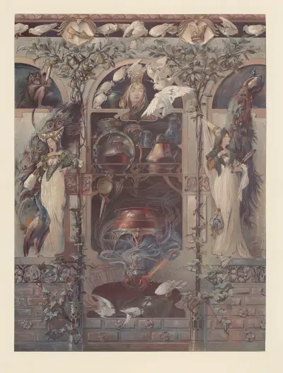 Naturalistische Decorationsmalereien Pl.2 av Anton Seder