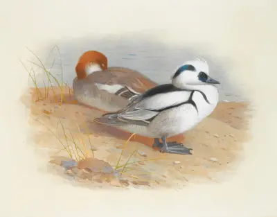 Ett par salskrakar av Archibald Thorburn