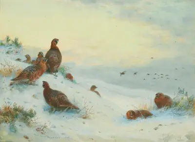 Säsongens slut av Archibald Thorburn