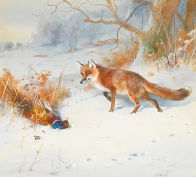 Overlooked By The Beaters av Archibald Thorburn