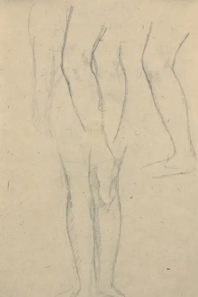Studier av ben av Aristide Maillol