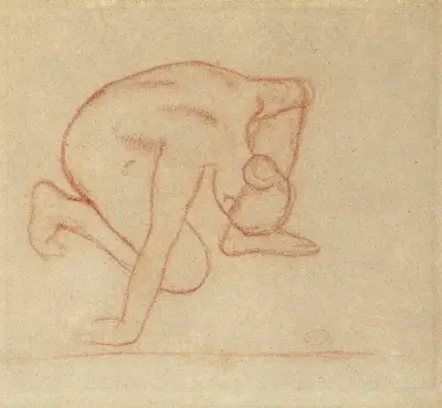 Femme accroupie av Aristide Maillol