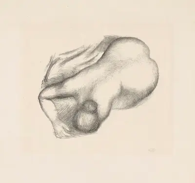 Nahá žena předkloněná, Aristide Maillol