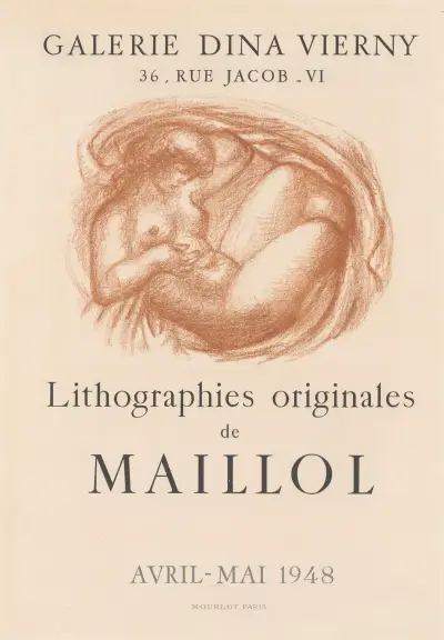 Lithographies originales de Maillol – avril-mai 1948 av Aristide Maillol