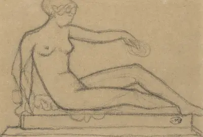 Nu assis av Aristide Maillol