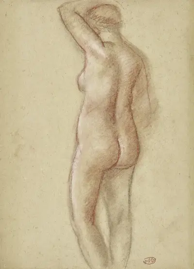 Nu de dos av Aristide Maillol
