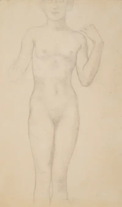 Nu debout de face av Aristide Maillol