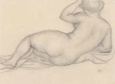 Kvinnlig nakenstudie av Aristide Maillol