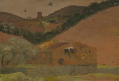 Paysage à Banyuls av Aristide Maillol