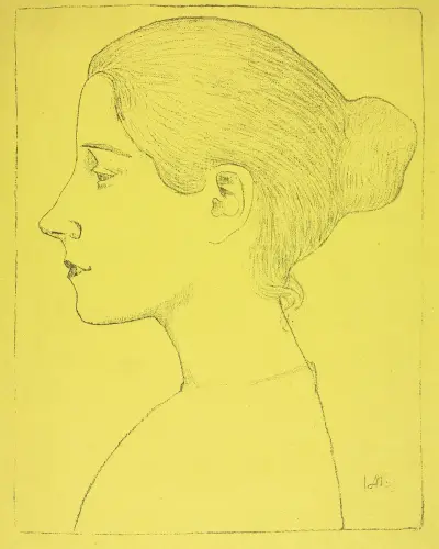Porträtt av ung kvinna av Aristide Maillol