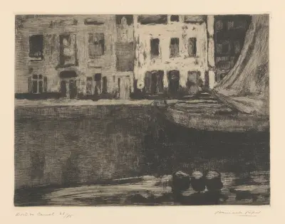 Bord de canal av Armand Apol