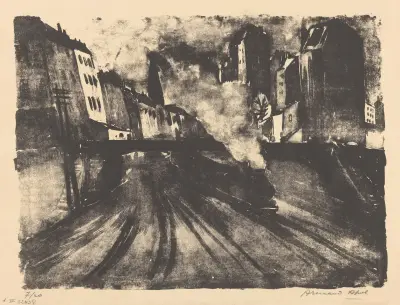 Chemin de fer de ceinture à Paris av Armand Apol
