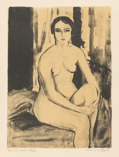 Femme assise av Armand Apol