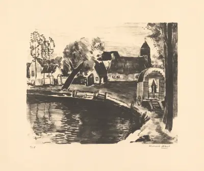 Paysage à Eikenvliet av Armand Apol