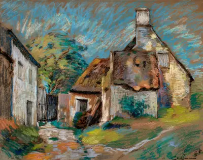 Chaumières von Armand Guillaumin