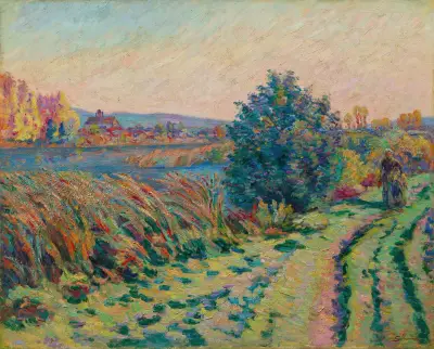 Lantlig väg av Armand Guillaumin