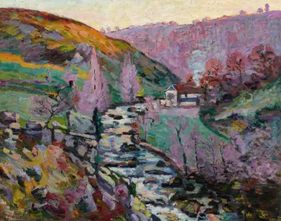 Crozant, la folie, kväll av Armand Guillaumin