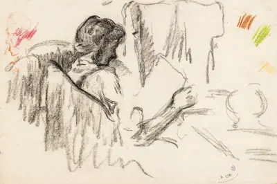 Läsande kvinna av Armand Guillaumin