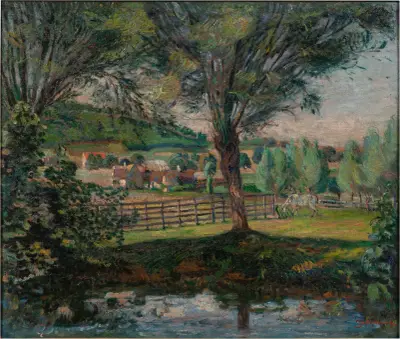 Pilgrodammen, Île-de-France av Armand Guillaumin