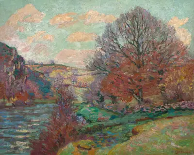 La Roche de l’Écho, Crozant av Armand Guillaumin