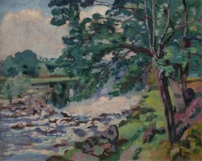 Dammen vid Genetin av Armand Guillaumin