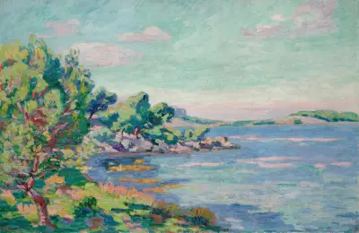 Le Brusc, Chemin de Lougaou, morgon av Armand Guillaumin