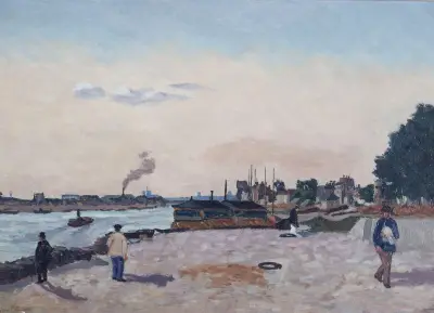 Kajen i Bercy av Armand Guillaumin
