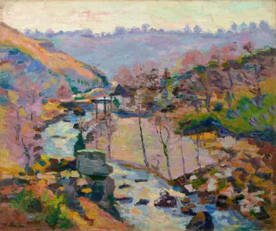 Le Ravin de la Folie, Crozant av Armand Guillaumin