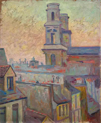 Église Saint-Sulpice, Paris av Armand Guillaumin
