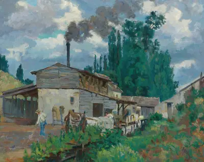Bräddarna vid Bièvre av Armand Guillaumin