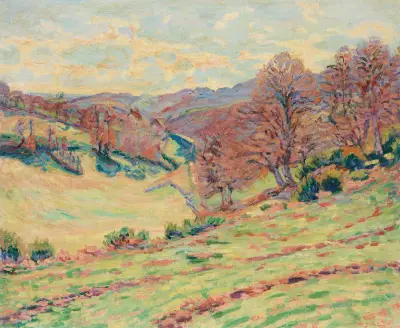 Stora droppar, kvällen av Armand Guillaumin
