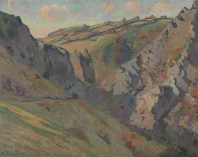 Les Grottes de Prunal près de Pontgibaud (Auvergne) av Armand Guillaumin