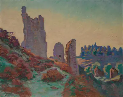 Ruinerna av slottet i Crozant av Armand Guillaumin