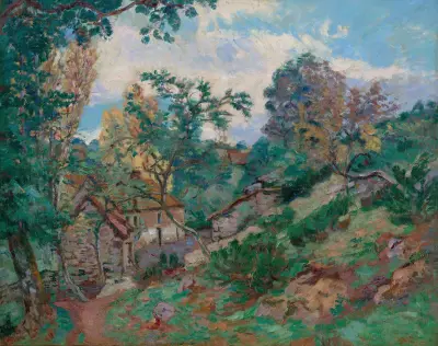 Landschaft, 1885 von Armand Guillaumin