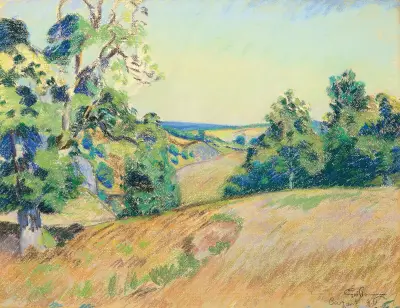 Landskap från Crozant av Armand Guillaumin