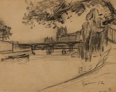 Quai du Louvre av Armand Guillaumin