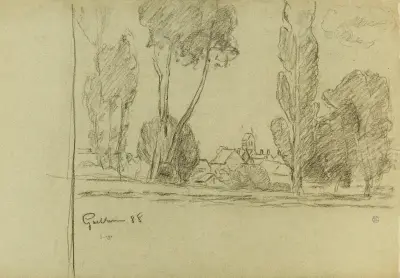 Saint-Chéron, 1888 von Armand Guillaumin