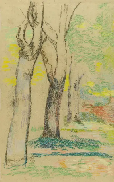 Drei Bäume von Armand Guillaumin