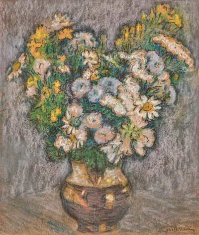 En bukett blommor av Armand Guillaumin
