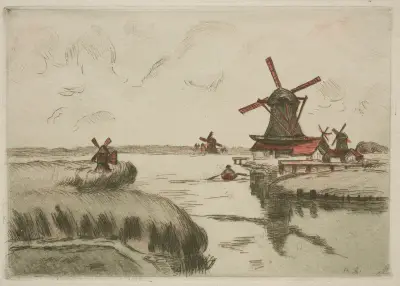 Utsikt från Saardam av Armand Guillaumin