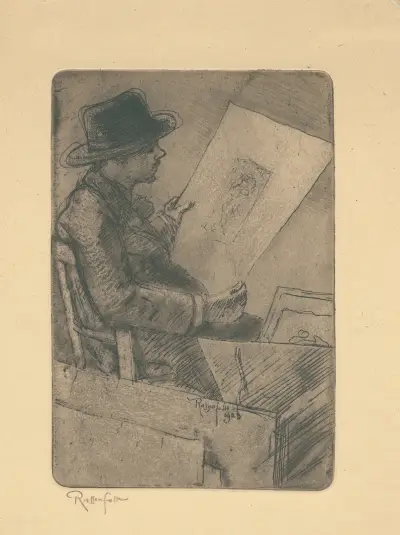 Etsälskaren av Armand Rassenfosse
