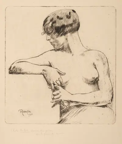 Illustratie voor ‘Femmes’ av Armand Rassenfosse