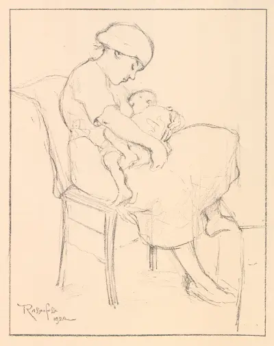 Moederliefde av Armand Rassenfosse